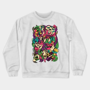 Goats - 12 ANIMAL SIGNS Crewneck Sweatshirt